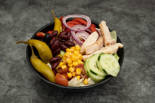 Pollo Salat Pollo Salat