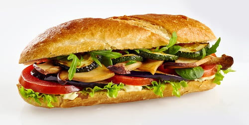 Veganer Baguette nach Traum