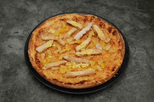 Pizza Curry Huhn Pizza Curry Huhn