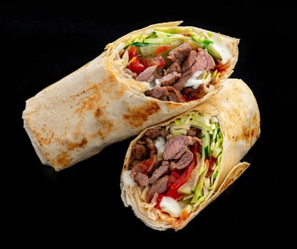 Wrap Hot Beef Wrap Hot Beef