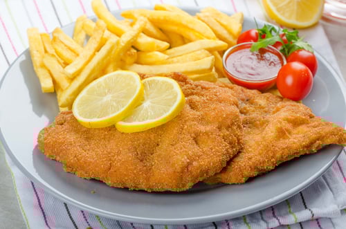Hähnchenschnitzel Wiener Art Hähnchenschnitzel Wiener Art