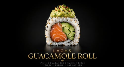 Lachs Guacamole Roll