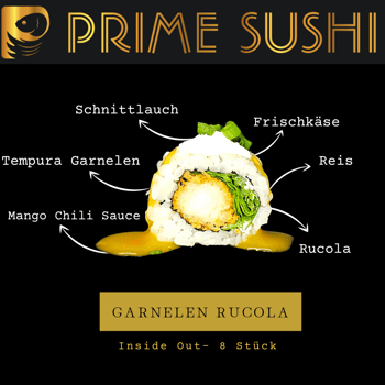 Garnelen Rucola Roll