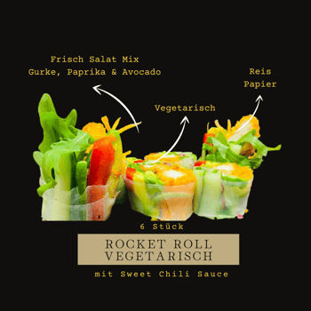 ROCKET ROLL Vegetarisch