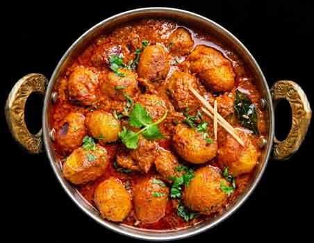 Dum Aloo Kashmiri (vegan)
