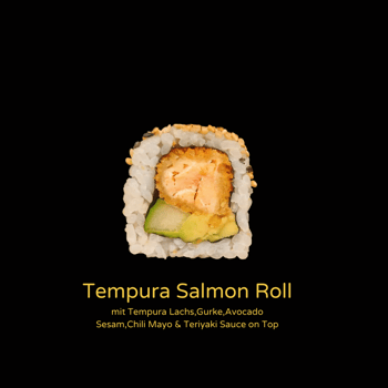 Tempura Salmon Inside out