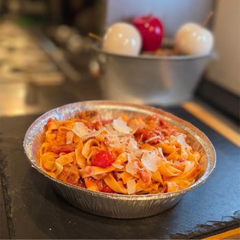 Pasta Hackfleisch-Bällchen-Tomatensoße