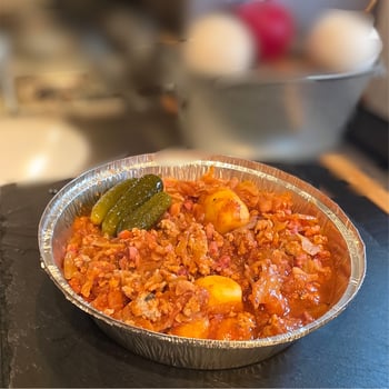 Schmorkohl mit Hack & Kartoffeln