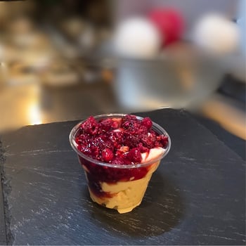 Milchreis mit Himbeere und Himbeersoße