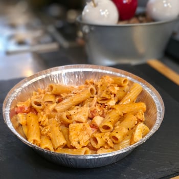 Pasta Lachs-Tomatencreme