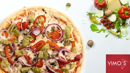 Vegetarische Pizza Familie, 45cmx32cm