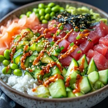 Lachs & Tuna Poke Bowl