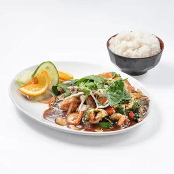 Teriyaki Garnelen (scharf) Teriyaki Garnelen (scharf)