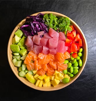 Lachs & Tuna Poke Bowl Lachs & Tuna Poke Bowl
