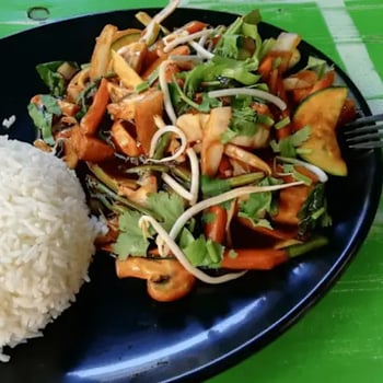 Gebratener Tofu Gebratener Tofu