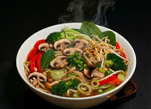 Nudelsuppe mit Gemüse Nudelsuppe mit Gemüse