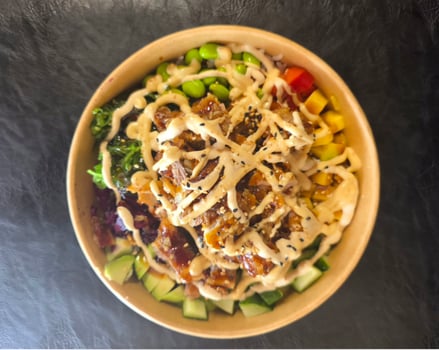Crispy Duck Poke Bowl Crispy Duck Poke Bowl