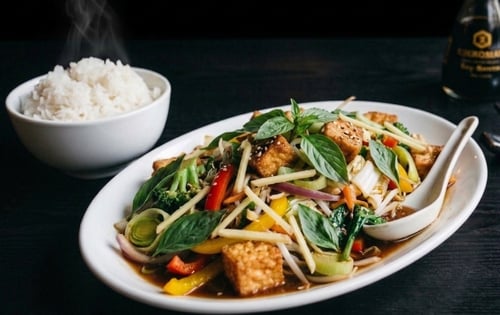 Tofu mit Soi-Sam Tofu mit Soi-Sam