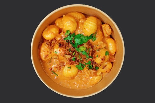 Gnocchi mit Chicken Tikka