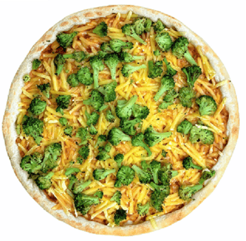 Vegane Pizza Broccoli