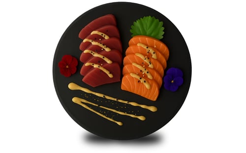 Lachs & Tuna Sashimi 12Scheiben