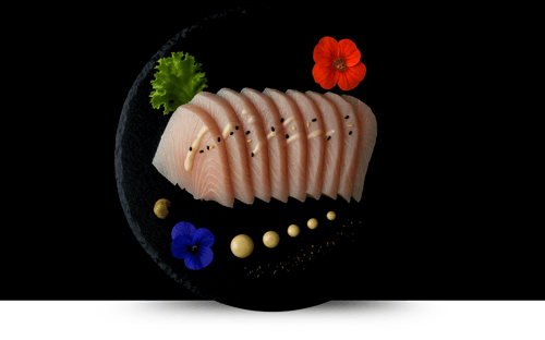 Sashimi Hamachi 10 Scheiben Sashimi Hamachi 10 Scheiben