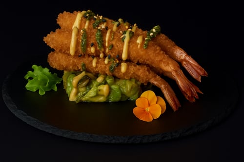Black Tiger Shrimps 4Stk. Black Tiger Shrimps 4Stk.