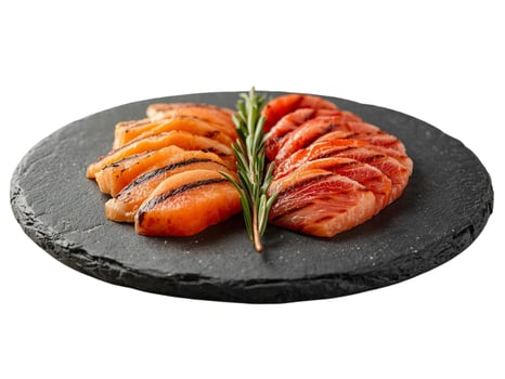 Flamed Lachs & Tuna Sashimi 12Scheiben