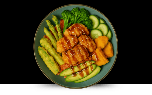 BOWL mir das Tempura Chicken BIG BOWL mir das Tempura Chicken BIG