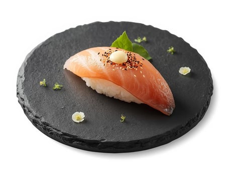 Hamachi-Cauliflower Nigiri (1stk) Hamachi-Cauliflower Nigiri (1stk)