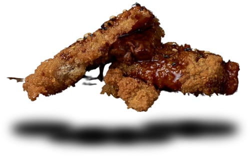 Deep fried Snickers Riegel