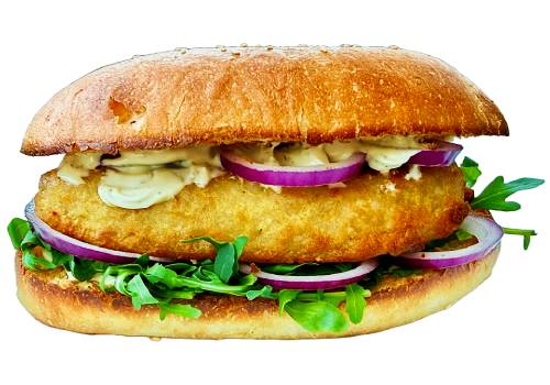 Backfisch Burger