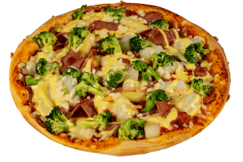 Pizza Schinken & Spargel Family