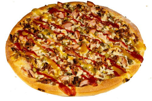 Pizza Hot Dog Single