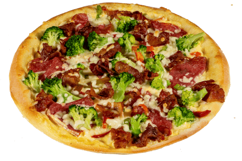 Pizza Salami & Bacon Single