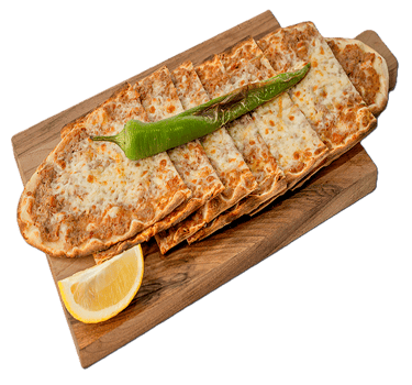 Etli ekmek met kaas klein