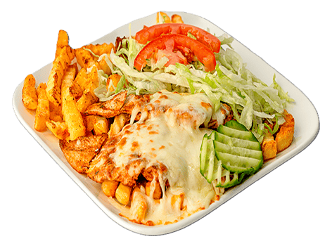 Mevvie Kapsalon (met mozzarella kaassaus)