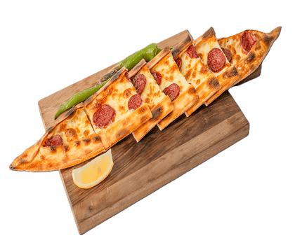  Sucuklu pide 1 portie