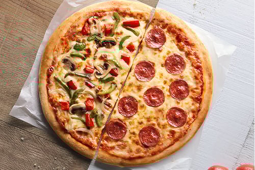 Pizza half om half
