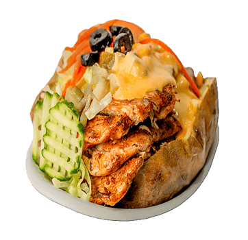 Kumpir BBQ chicken
