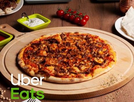 Lams shoarma pizza Maat M