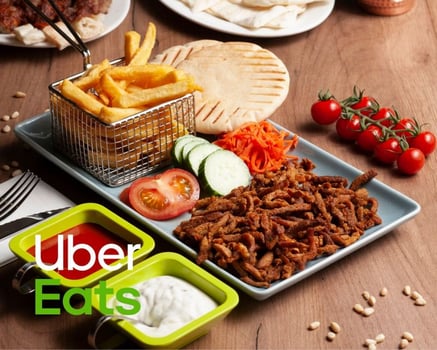 Lams shoarma schotel