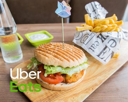 Chicken burger menu