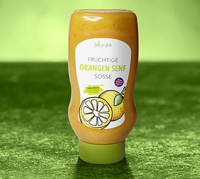 Fruchtige Orangen Senf Sosse (420ml)