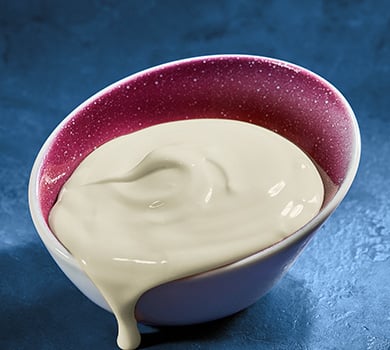 Portion glückliche Frittensosse