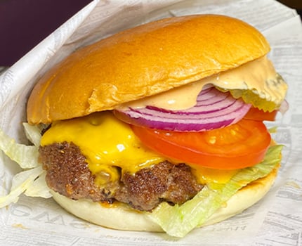 Cheese Burger als Menü