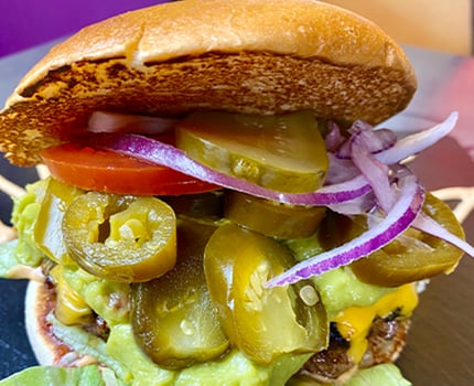 Mexican Burger als Menü
