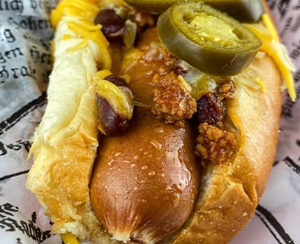 Chili Dog als Menü