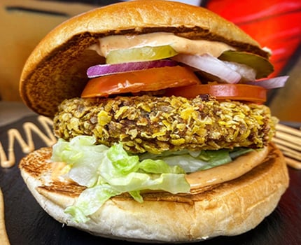 Greek Burger als Menü