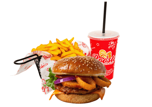 Onion Ring Cheeseburger Menü Onion Ring Cheeseburger Menü